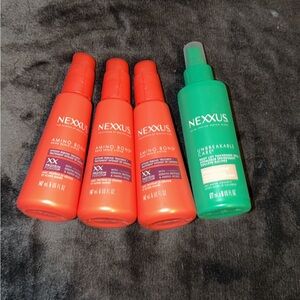 Nexxus Amino Bond & Unbreakable Care Hair Treatment Trio - Red & Green
